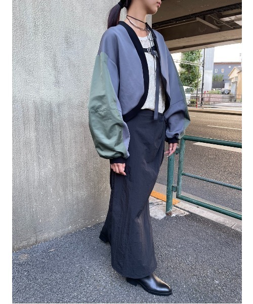 AIC.（エーアイシー）の「MA-1ショートボレロ（カーディガン/ボレロ・レディース・ブラック/チャコールグレー・FREE）」の19枚目の写真