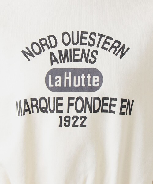 B:MING by BEAMS（ビーミングバイビームス）の「【別注】La Hutte / ロゴ スウェット（スウェット・レディース・グレー/ホワイト系その他5/チャコールグレー・ONE SIZE）」の15枚目の写真