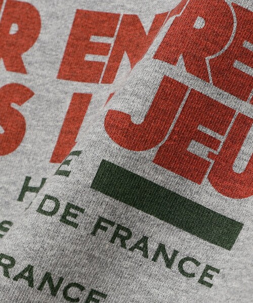 B:MING by BEAMS（ビーミングバイビームス）の「【別注】La Hutte / ロゴ スウェット（スウェット・レディース・グレー/ホワイト系その他5/チャコールグレー・ONE SIZE）」の10枚目の写真