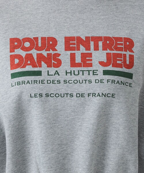 B:MING by BEAMS（ビーミングバイビームス）の「【別注】La Hutte / ロゴ スウェット（スウェット・レディース・グレー/ホワイト系その他5/チャコールグレー・ONE SIZE）」の9枚目の写真