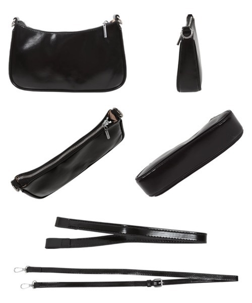 KOBE LETTUCE（コウベレタス）の「ホーボーショルダーバッグ（ショルダーバッグ・レディース・ブラウン/ワイン/ブラック・F）」の9枚目の写真