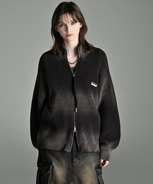 ADRER（アドラー）の「Vintage Make Drivers Knit / ヴィンテージメイクドライバーズニット（ニット/セーター・メンズ・ブラック/ワイン/ネイビー・XS/S/M/L）」の16枚目の写真