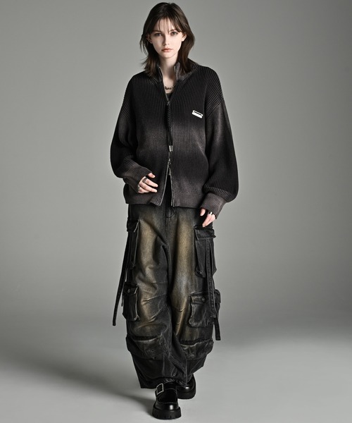 ADRER（アドラー）の「Vintage Make Drivers Knit / ヴィンテージメイクドライバーズニット（ニット/セーター・メンズ・ブラック/ワイン/ネイビー・XS/S/M/L）」の18枚目の写真