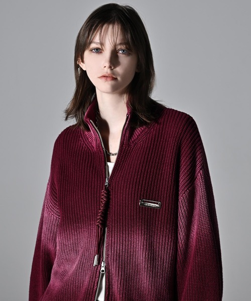 ADRER（アドラー）の「Vintage Make Drivers Knit / ヴィンテージメイクドライバーズニット（ニット/セーター・メンズ・ブラック/ワイン/ネイビー・XS/S/M/L）」の8枚目の写真