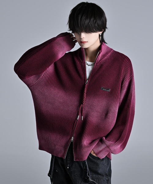 ADRER（アドラー）の「Vintage Make Drivers Knit / ヴィンテージメイクドライバーズニット（ニット/セーター・メンズ・ブラック/ワイン/ネイビー・XS/S/M/L）」の22枚目の写真