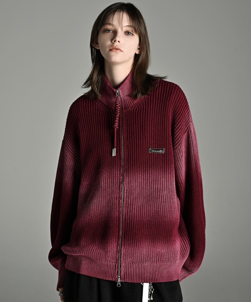 ADRER（アドラー）の「Vintage Make Drivers Knit / ヴィンテージメイクドライバーズニット（ニット/セーター・メンズ・ブラック/ワイン/ネイビー・XS/S/M/L）」の21枚目の写真