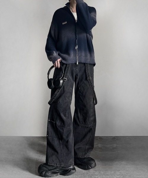 ADRER（アドラー）の「Vintage Make Drivers Knit / ヴィンテージメイクドライバーズニット（ニット/セーター・メンズ・ブラック/ワイン/ネイビー・XS/S/M/L）」の12枚目の写真