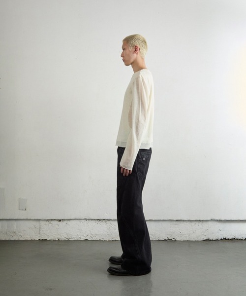 DOUBLE LAYERED LONG SLEEVE T SHIRT（Tシャツ/カットソー）｜NVRFRGT