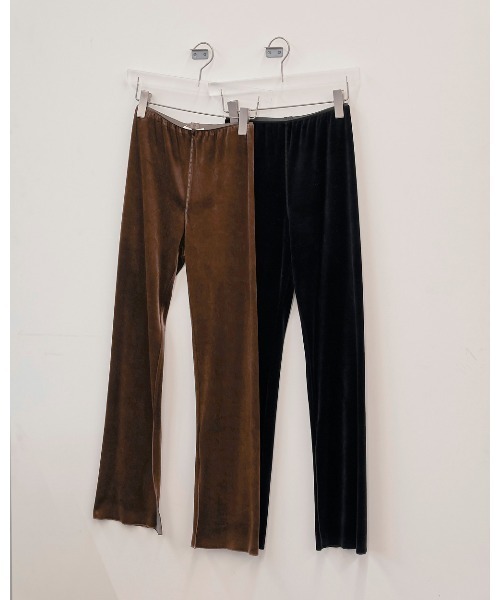 Velour Slit Leggings（その他パンツ）｜TODAYFUL（トゥデイフル）の