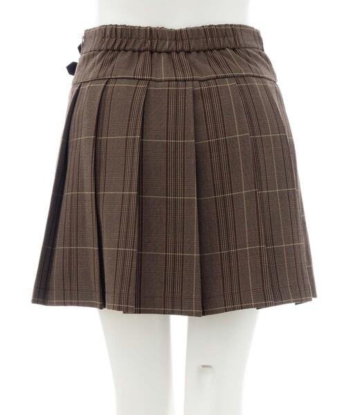 INGNI（イング）の「サイドベルトチェック柄プリーツスカパン（スカート・レディース・ブラウン系その他2/グレー系8・FREE）」の5枚目の写真