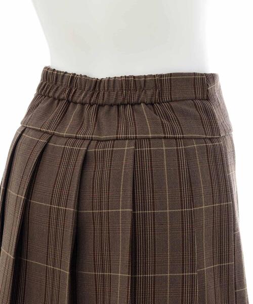 INGNI（イング）の「サイドベルトチェック柄プリーツスカパン（スカート・レディース・ブラウン系その他2/グレー系8・FREE）」の17枚目の写真