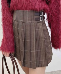 INGNI | サイドベルトチェック柄プリーツスカパン(スカート)