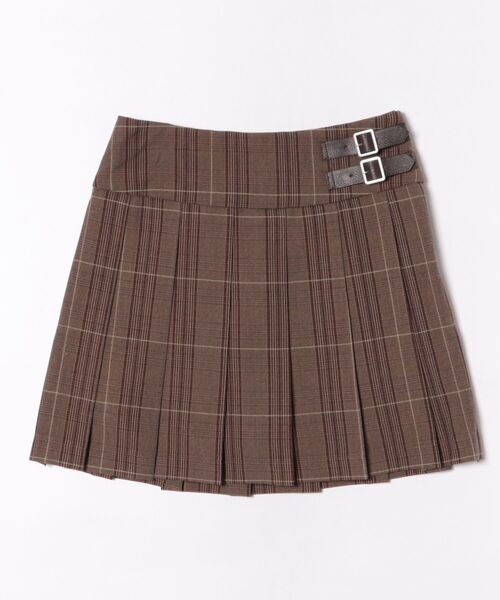 INGNI（イング）の「サイドベルトチェック柄プリーツスカパン（スカート・レディース・ブラウン系その他2/グレー系8・FREE）」の18枚目の写真