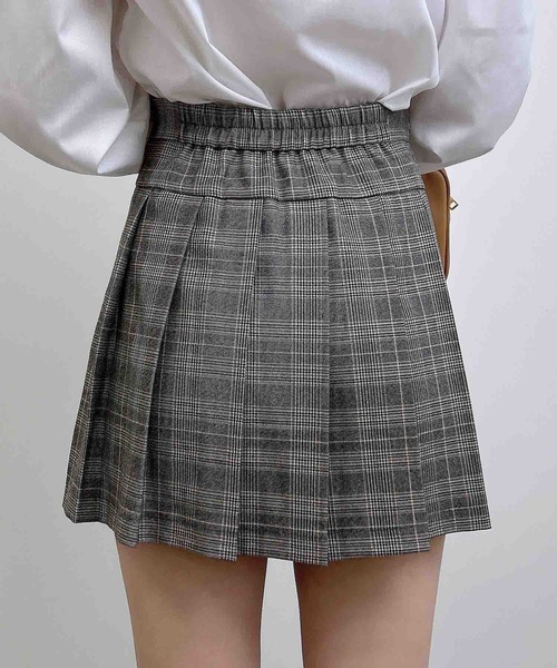 INGNI（イング）の「サイドベルトチェック柄プリーツスカパン（スカート・レディース・ブラウン系その他2/グレー系8・FREE）」の19枚目の写真