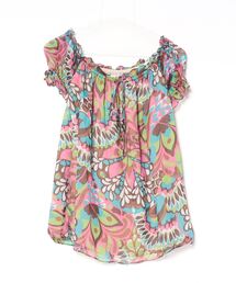 Milly（ミリー）の「半袖ブラウス（シャツ/ブラウス）」