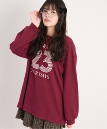 shrita（シュリータ）の「ナンバリングチュニックロンT（Tシャツ/カットソー）」