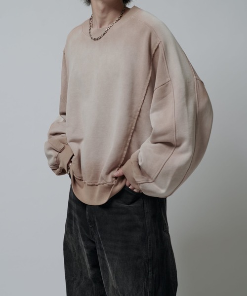 Lui's(ルイス)の「ハードブリーチスウェット(スウェット・メンズ・ベージュ/ブラック・FREE)」の13枚目の写真