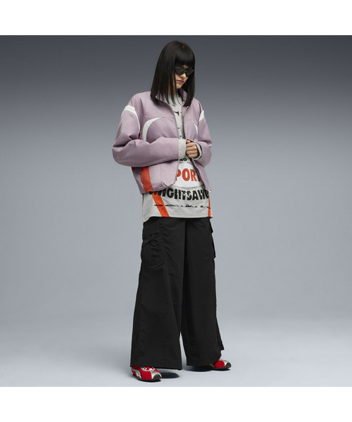 PUMA（プーマ）の「PUMA プーマ ユニセックス ナイン トゥ ファイブ ジャケット（ブルゾン・メンズ・ブラック/プラム・X-SMALL/SMALL/MEDIUM/LARGE/X-LARGE）」の12枚目の写真