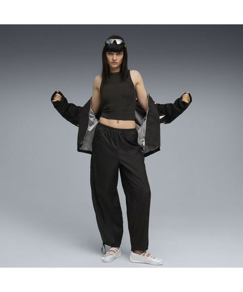 PUMA（プーマ）の「PUMA プーマ ユニセックス ナイン トゥ ファイブ ジャケット（ブルゾン・メンズ・ブラック/プラム・X-SMALL/SMALL/MEDIUM/LARGE/X-LARGE）」の7枚目の写真