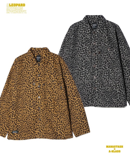 MANASTASH（マナスタッシュ）の「MANASTASHxA-KLASS HEMP TWILL JKT LEOPARD（その他アウター・メンズ・ブラック/ブラウン・L/XL/M）」の5枚目の写真