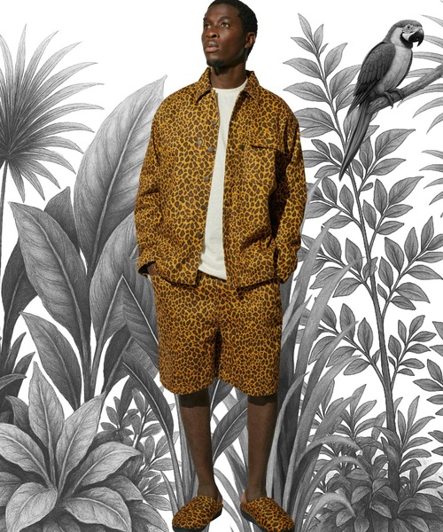 MANASTASH（マナスタッシュ）の「MANASTASHxA-KLASS HEMP TWILL JKT LEOPARD（その他アウター・メンズ・ブラック/ブラウン・L/XL/M）」の9枚目の写真