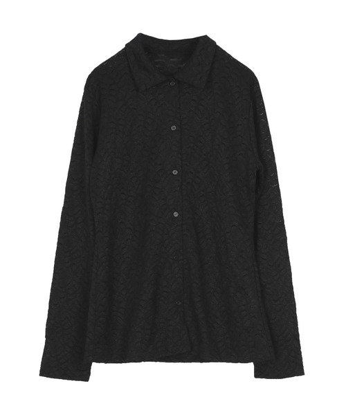 UR'S(ユアーズ)の「レースポロデザインブラウス(シャツ/ブラウス・レディース・ホワイト/ブラック・L/M/S)」の18枚目の写真