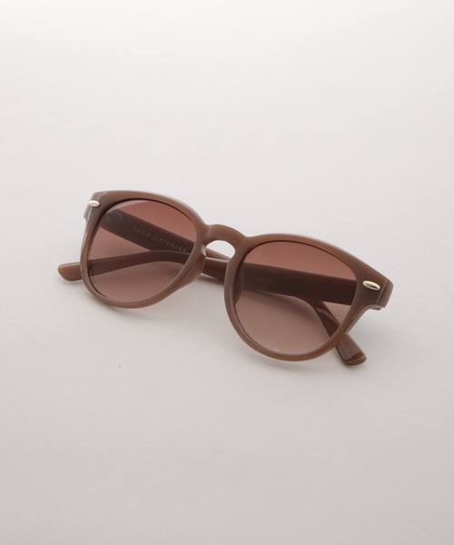 NANO universe（ナノユニバース）の「ワンポイントフレームサングラス（サングラス・レディース・ブラウン/ブラック・F）」の3枚目の写真