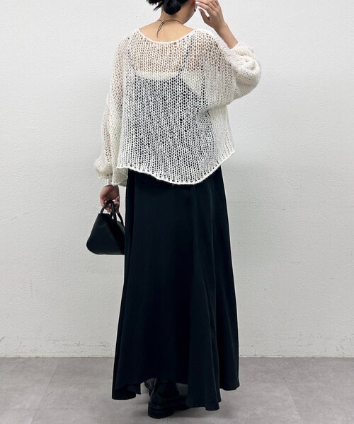 LOUNGEDRESS（ラウンジドレス）の「フィブリルキャミワンピース（ワンピース・レディース・ブラック/キャメル/ブラウン・SMALL/MEDIUM）」の9枚目の写真