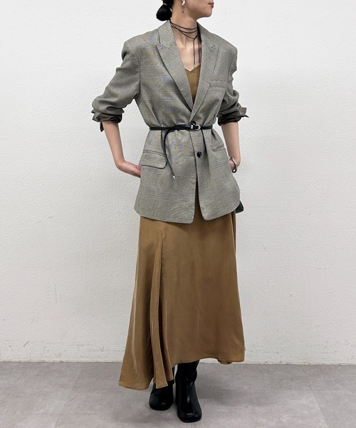 LOUNGEDRESS（ラウンジドレス）の「サテンティアードキャミワンピース