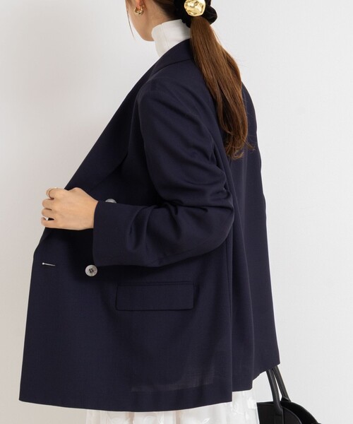 セール】ウォッシャブルダブルジャケット（テーラードジャケット