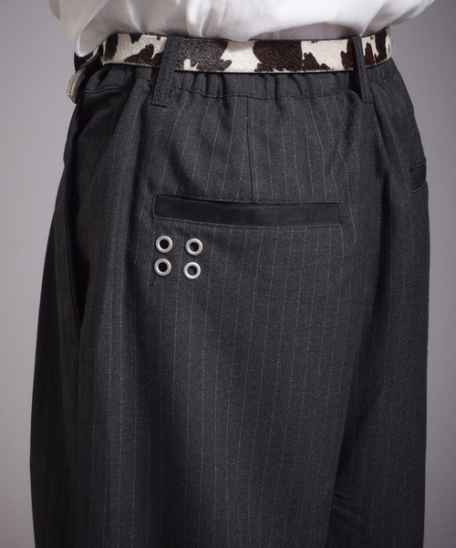 Perushu(ペルーシュ)の「ウールタッチ 2タックワイドスラックスパンツ(スラックス・メンズ・ブラック/グレー/ブラウン・MEDIUM/SMALL/LARGE)」の18枚目の写真