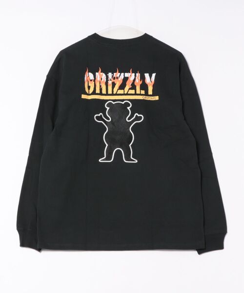 GRIZZLY(グリズリー)の「GRIZZLY/グリズリー 長袖Tシャツ/ロンT バックプリント G25FW-4402(Tシャツ/カットソー・メンズ・ホワイト/ブラック・XL/L/M)」の15枚目の写真