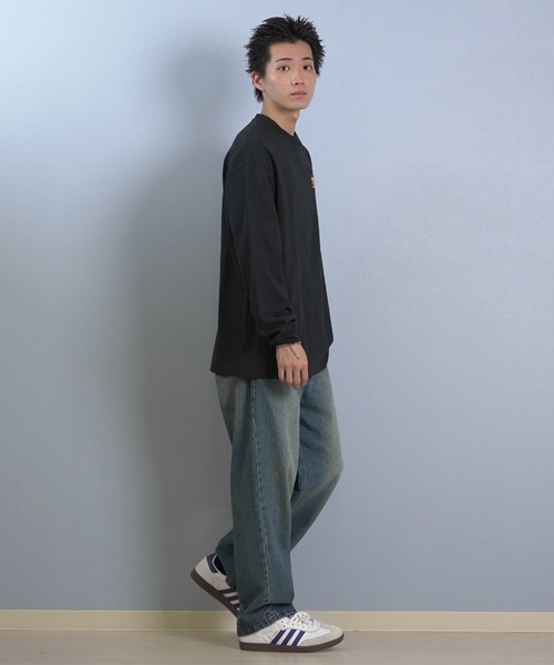 GRIZZLY(グリズリー)の「GRIZZLY/グリズリー 長袖Tシャツ/ロンT バックプリント G25FW-4402(Tシャツ/カットソー・メンズ・ホワイト/ブラック・XL/L/M)」の14枚目の写真
