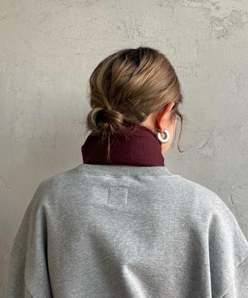 FRED PERRY（フレッドペリー）の「[FRED PERRY/フレッドペリー] ワンポイントロゴ刺繍 ラムウール スカーフ（マフラー・レディース・ボルドー/キャメル/ブラック/ネイビー・ONE SIZE）」の20枚目の写真