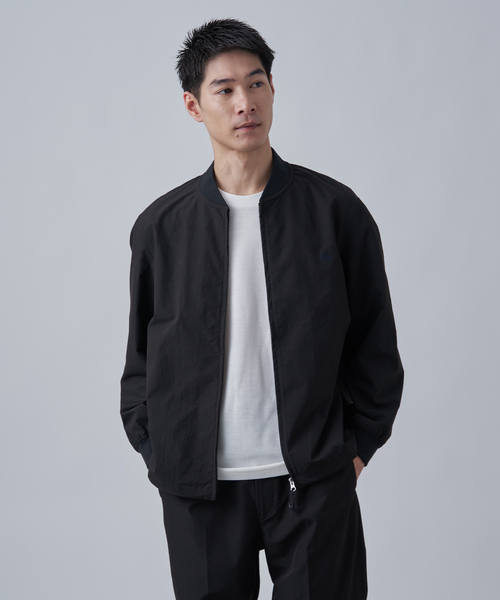 B.C STOCK(ベーセーストック)の「C.H.G リブブルゾン(MA-1・メンズ・ブラック/チャコールグレー・MEDIUM/LARGE)」の1枚目の写真