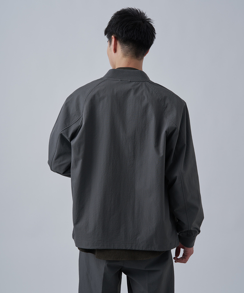 B.C STOCK(ベーセーストック)の「C.H.G リブブルゾン(MA-1・メンズ・ブラック/チャコールグレー・MEDIUM/LARGE)」の13枚目の写真