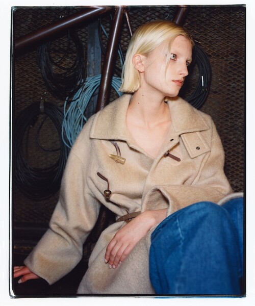 maturely / シャギー ヘリンボーン ダッフルコート（その他アウター