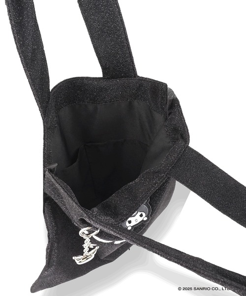 sanrio（サンリオ）の「【WEB限定商品】【ELGAES限定】Sanrio characters(サンリオキャラクターズ)トートバッグ クロミ・ハローキティ SAN-0121（トートバッグ・レディース・シルバー/ブラック・FREE）」の14枚目の写真