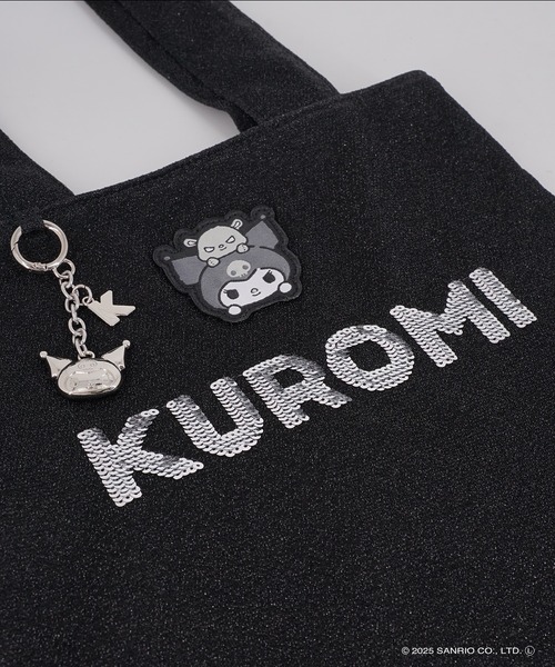 sanrio（サンリオ）の「【WEB限定商品】【ELGAES限定】Sanrio characters(サンリオキャラクターズ)トートバッグ クロミ・ハローキティ SAN-0121（トートバッグ・レディース・シルバー/ブラック・FREE）」の15枚目の写真