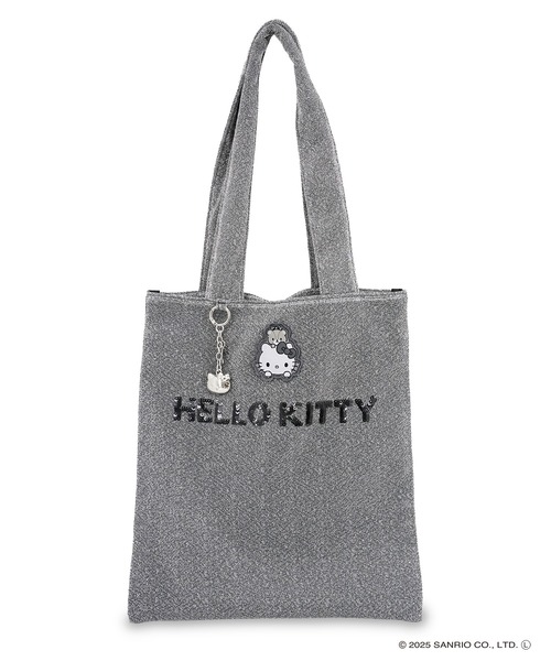 sanrio（サンリオ）の「【WEB限定商品】【ELGAES限定】Sanrio characters(サンリオキャラクターズ)トートバッグ クロミ・ハローキティ SAN-0121（トートバッグ・レディース・シルバー/ブラック・FREE）」の17枚目の写真
