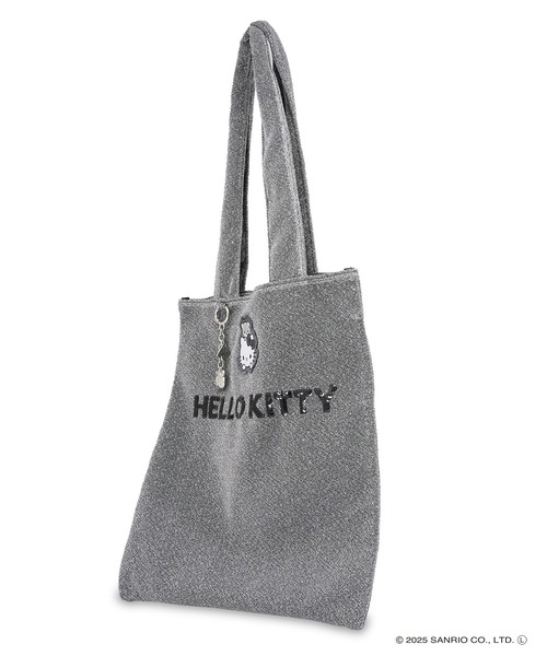 sanrio（サンリオ）の「【WEB限定商品】【ELGAES限定】Sanrio characters(サンリオキャラクターズ)トートバッグ クロミ・ハローキティ SAN-0121（トートバッグ・レディース・シルバー/ブラック・FREE）」の20枚目の写真