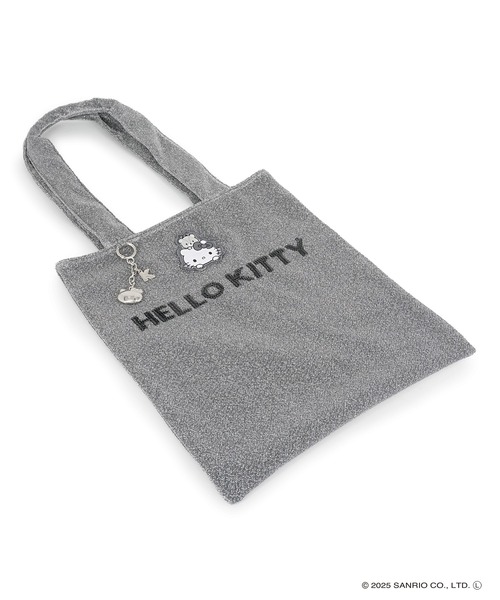 sanrio（サンリオ）の「【WEB限定商品】【ELGAES限定】Sanrio characters(サンリオキャラクターズ)トートバッグ クロミ・ハローキティ SAN-0121（トートバッグ・レディース・シルバー/ブラック・FREE）」の21枚目の写真