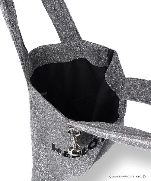 sanrio（サンリオ）の「【WEB限定商品】【ELGAES限定】Sanrio characters(サンリオキャラクターズ)トートバッグ クロミ・ハローキティ SAN-0121（トートバッグ・レディース・シルバー/ブラック・FREE）」の22枚目の写真