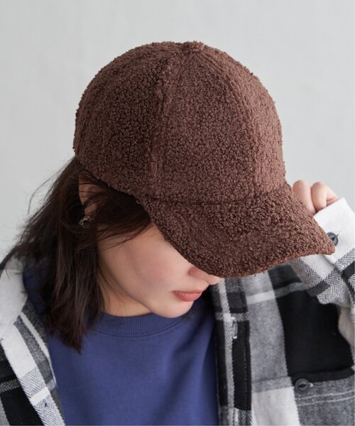 VENCEEXCHANGE(ヴァンスエクスチェンジ)の「シンプルボアキャップ(キャップ・レディース・アイボリー/ブラック/ブラウン・FREE)」の6枚目の写真