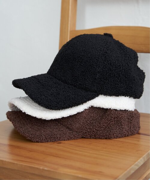 VENCEEXCHANGE(ヴァンスエクスチェンジ)の「シンプルボアキャップ(キャップ・レディース・アイボリー/ブラック/ブラウン・FREE)」の11枚目の写真