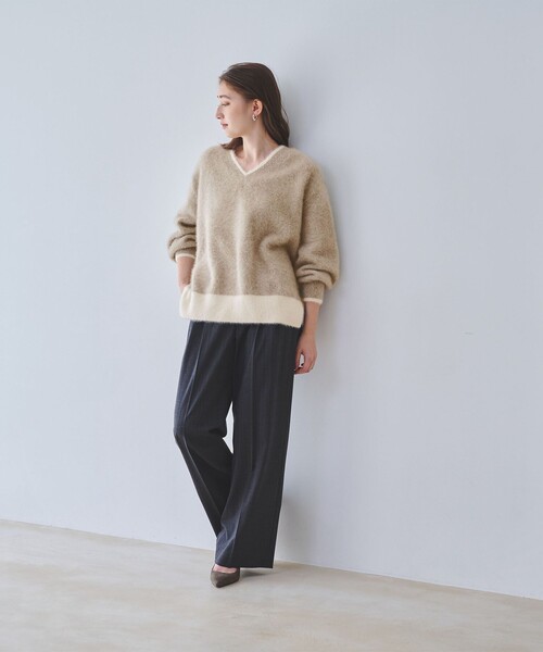 毛（フォックス）カシミヤ セーター ユナイテッドアローズ UNITED ARROWS（ユナイテッドアローズ） ニット セーター フォックス