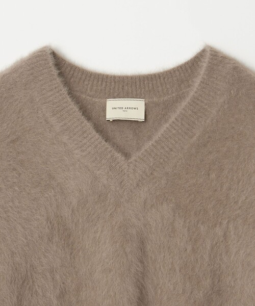 フォックスカシミヤ Vネック ニット（ニット/セーター）｜UNITED