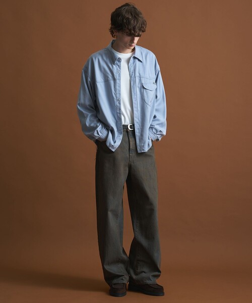 PUBLIC TOKYO（パブリックトウキョウ）の「【SHIOTA × PUBLIC TOKYO】ウエスタンキュプラシャツ（シャツ/ブラウス・メンズ・オフホワイト/セージグリーン/ライトブルー・1/2）」の5枚目の写真