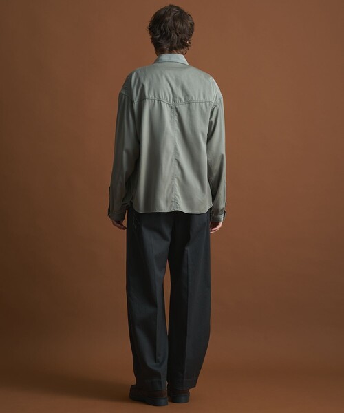 PUBLIC TOKYO（パブリックトウキョウ）の「【SHIOTA × PUBLIC TOKYO】ウエスタンキュプラシャツ（シャツ/ブラウス・メンズ・オフホワイト/セージグリーン/ライトブルー・1/2）」の17枚目の写真