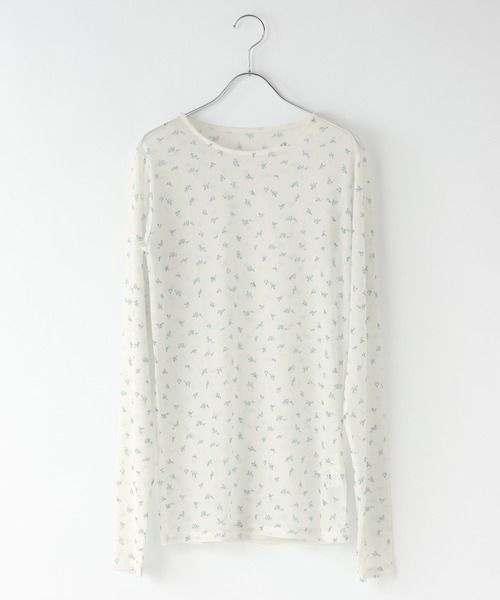 LOWRYS FARM（ローリーズファーム）の「アソートシアープルオーバーＬＳ　600772（Tシャツ/カットソー・レディース・アイボリー/チェック/イエロー/ブラック/ピンク/ホワイト/ネイビー/ブルー・FREE）」の2枚目の写真